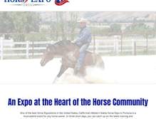 Tablet Screenshot of horseexpoevents.com